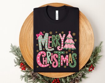 Merry Christmas Shirt / Merry Christmas T-shirt, Christmas Family Shirt, Christmas Matching Shirt, Holiday Shirt, Christmas Mom Gift Shirt