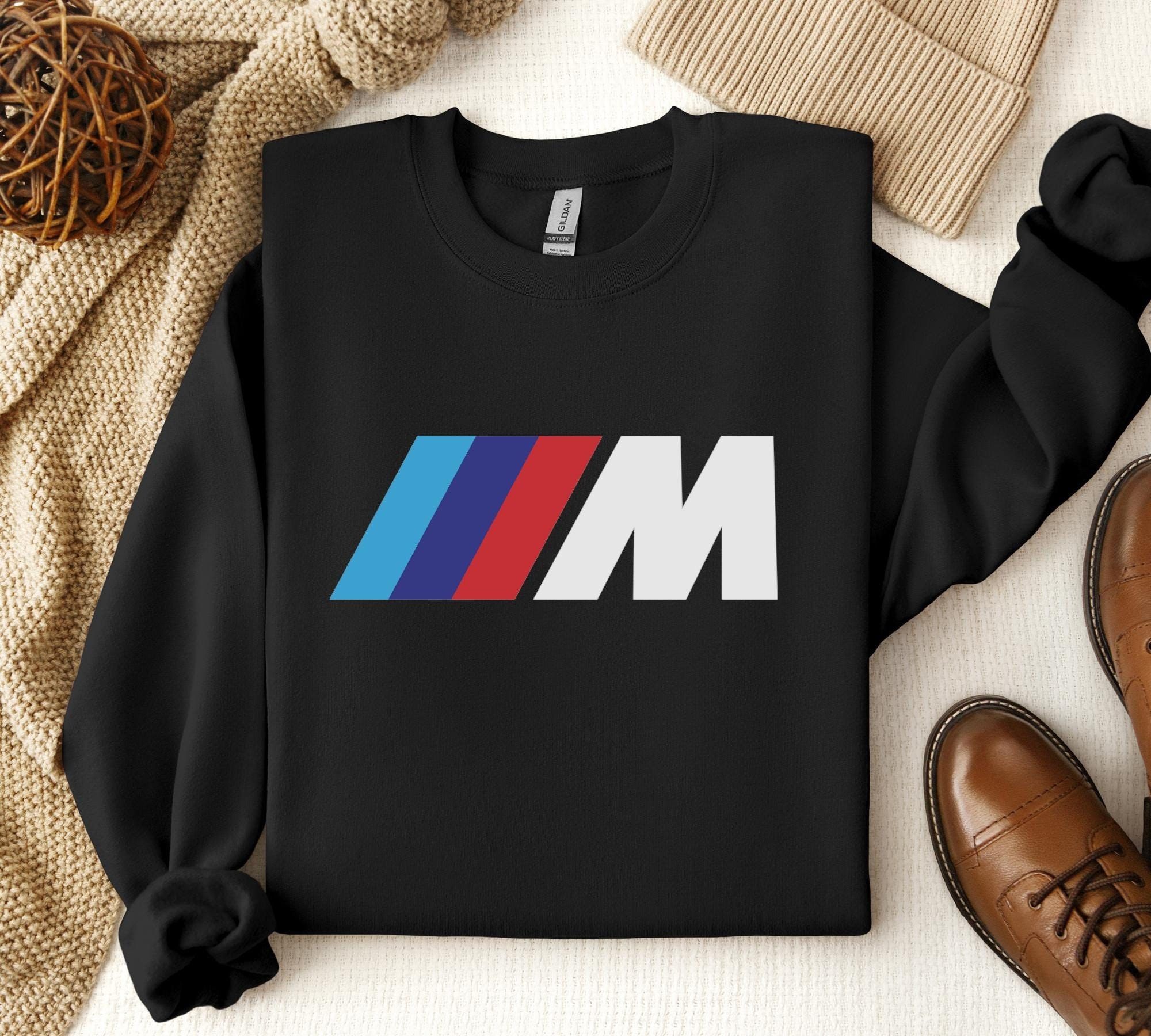 BMW Hoodie, Classic BMW Logo Hooded Sweatshirt, Car Enthusiast Hoodie ...