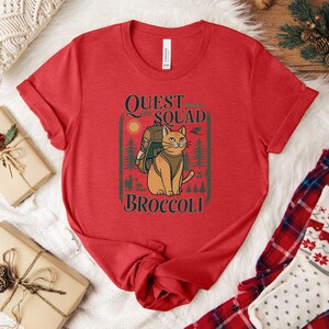 Camiseta de brócoli del escuadrón de la misión de Onyx Storm, camiseta del gato brócoli, camiseta de fan de Ridoc Romantasy, camiseta de jinete de dragón, regalos para ratones de biblioteca imagen 4