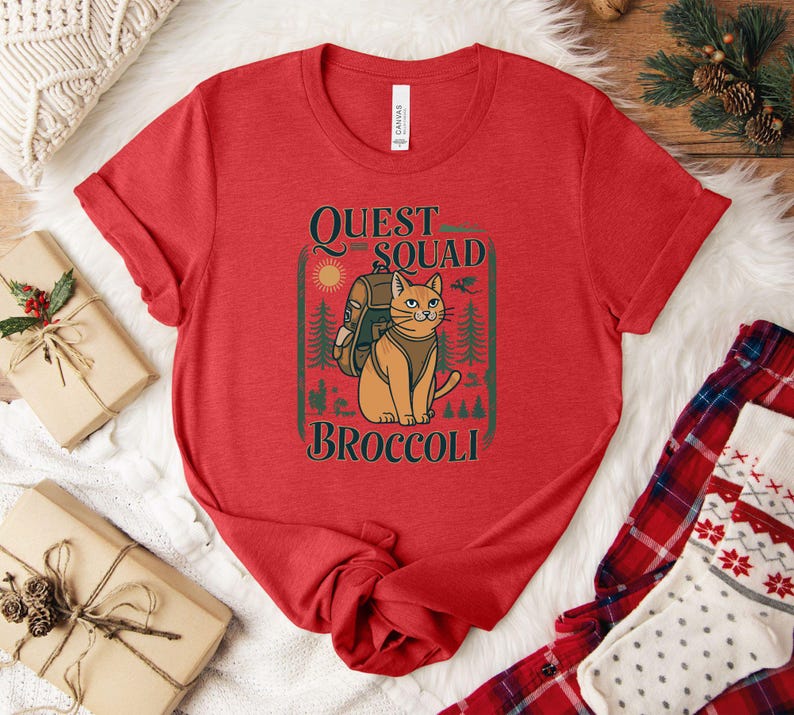 Camiseta de brócoli del escuadrón de la misión de Onyx Storm, camiseta del gato brócoli, camiseta de fan de Ridoc Romantasy, camiseta de jinete de dragón, regalos para ratones de biblioteca imagen 4