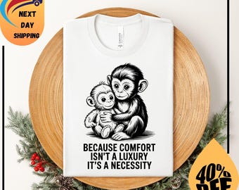 Baby Monkey Punch Shirt, Animal Lover Gift, Cute Monkey T-Shirt, Team Punch,Wildlife Shirt,Cozy Graphic Tee