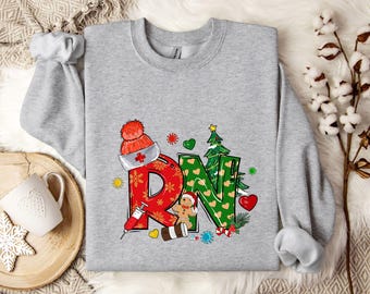Christmas Nurse Sweatshirt, Christmas Nursing Sweater, Nurse Life Christmas Shirt, School Nurse Christmas, Stethoscope Christmas Nurse Crew