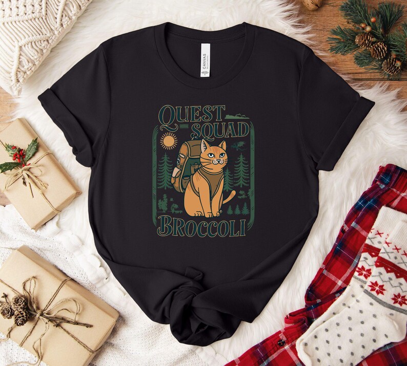 Camiseta de brócoli del escuadrón de la misión de Onyx Storm, camiseta del gato brócoli, camiseta de fan de Ridoc Romantasy, camiseta de jinete de dragón, regalos para ratones de biblioteca imagen 5