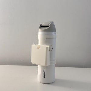 For the Owala FreeSip 24oz - Custom Name Band with Phone Dock, Carrying Pouch and Dual Key Ring Holder - Stylish and Functional Upgrade