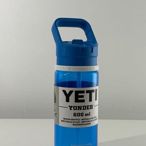 For the Yeti Yonder 20oz  - Personalized Name Band for your Water Bottle - Available in 11 different colors