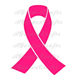 Breast cancer ribbon - SVG. Cancer ribbon