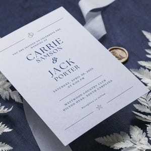 Starfish Wedding Invitation Template, Instant Download, Editable, Beach, Classic, Customizable, 5x7