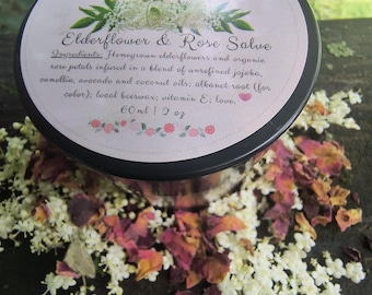 Elderflower and Rose Salve