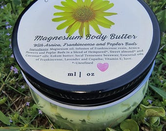 Magnesium Butter with Arnica and Frankincense