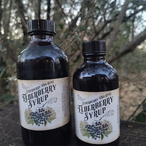 Ekologisk fläderbärssirap: Immunstöd med hibiskus och nypon