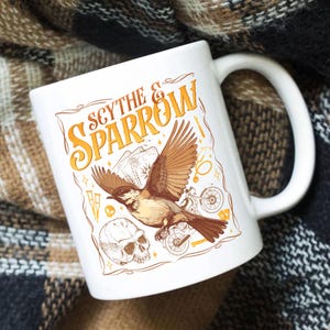 Scythe & Sparrow Inspired Coffee Mugs 2-sided, Brynne Weaver - Butcher and Blackbird, Book Merch, Smut Gift, Dark Romance, Bookish