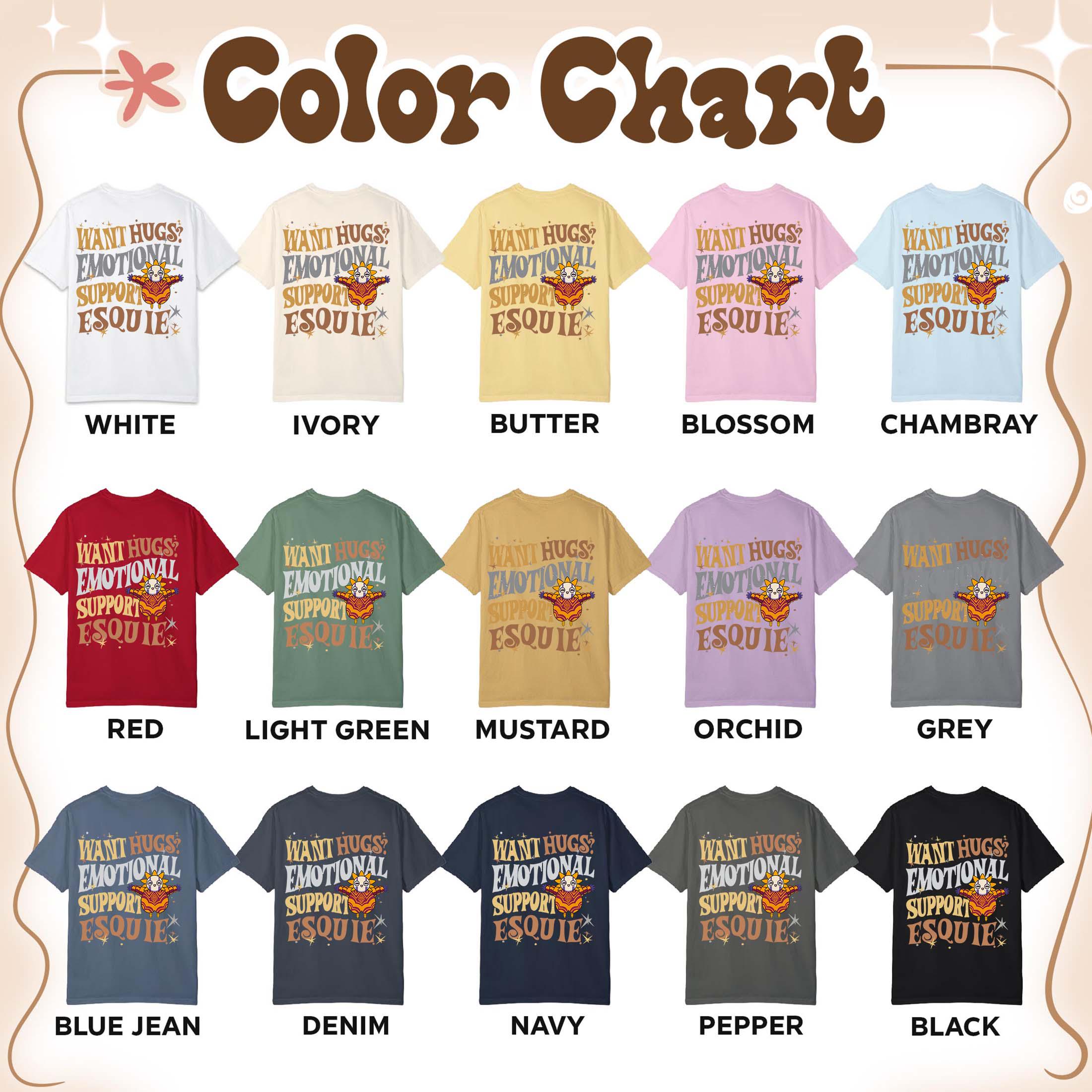 Esquie Want a Hug Comfort Colors Shirt, Esquie Clair Obscur