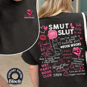 Smut Fan Comfort Colors Shirt, Smut Reader Shirt, Spicy Book Shirt, Bookish Merch, Spicy Booktok, Smut Lover Gift, STFUATTDLAGG Shirt