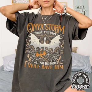 Series Comfort Colors Shirt For Fans, Onyx Storm Shirt, Dragon Rider Shirt, Violet Sorrengail Shirt, Gift For Book Lover