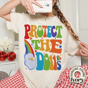 Protect The Dolls Comfort Colors Shirt, Gender Equality Shirt, Trans Kids Shirt, Trans Pride Shirt, Human Rights Activist Shirt, Feminist