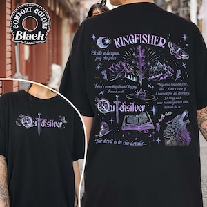 Quicksilver Series Comfort Colors Shirt, Fantasy Bookish Merch, Kingfisher Shirt, Bookish Shirt, Callie Hart Quicksilver, Romance Book