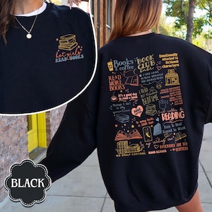 Sweat-shirt de lecture de livres pour filles chaudes, chemise de lecture, chemise de lecture de livres, cadeau pour les lecteurs de livres, sweat à capuche pour les amoureux des livres, chemise de lecteur fantastique