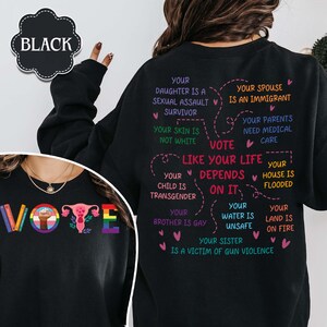 Vote Like Ruth Sent You Sweatshirt, Election Shirt, Vote Shirt, Pro Choice Shirt, Feminist Gift Shirt, Roe v Wade Shirt,Feminist Empowerment