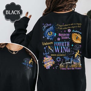 Basgiath War College Sweatshirt, Dragon Rider Shirt, The Empyrean Series Shirt, Fourth Wing Series Shirt For Fan