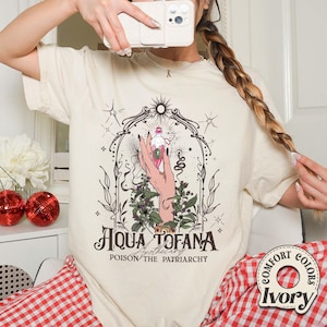 Aqua Tofana Comfort Colors Shirt, Apothecary Shirt, Poison The Patriarchy, Feminist Shirt, Your Body Your Choice, Funny Feminist Shirt