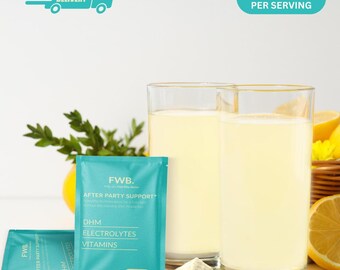 FWB for after drinking | Electrolyte Vitamin Powder | Hydration Recovery Support | Easy on the go sachets
