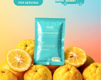 FWB after drinking vitamins | hangover vitamins | hangover kit | Hydration Recovery Support | Easy on the go sachets