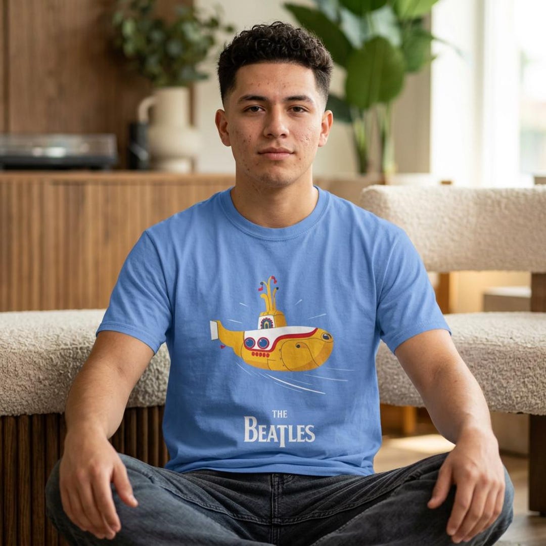 ビートルズTシャツ：イエローサブマリン ユニセックス ウルトラソフトT