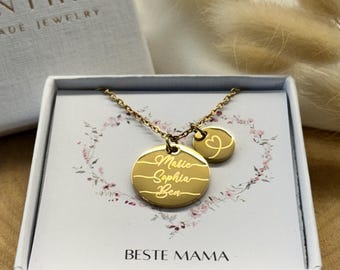 Namenskette, Geschenke für Mütter, Kette mit Namen, Kette mit Gravur, Personalisierte Kette, Muttertag Geschenkidee, Muttertag Geschenkidee