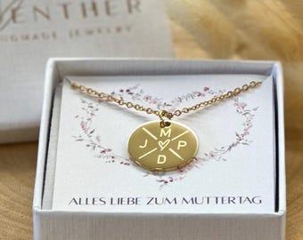 Engraved necklace, Mother's Day necklace, personalized necklace, family necklace, gift ideas for mom, for the best mom in the world