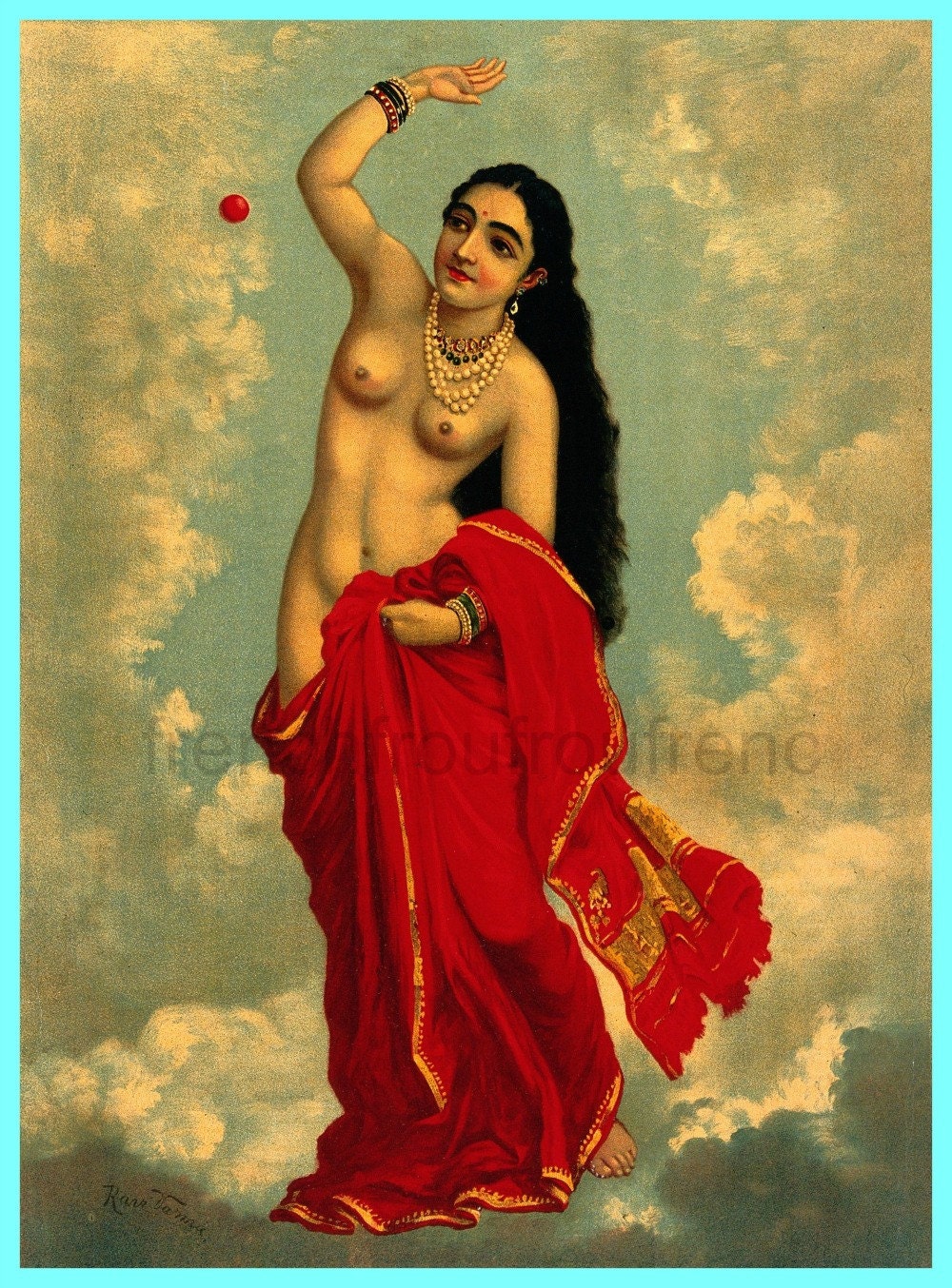 Antique Hindu Mythology Nude Celestial Nymph Illustration Digital Download  - Etsy Israel