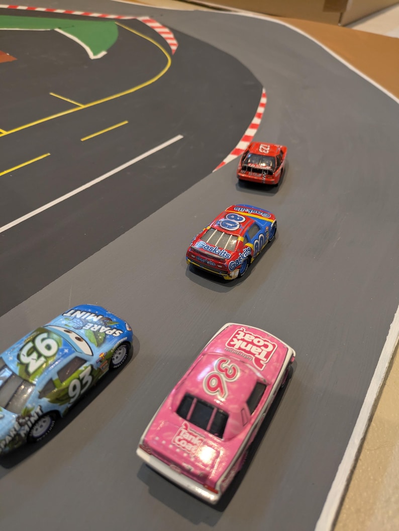 Nascar Race Track for Matchbox Sized Cars With Rumble Strips - Etsy