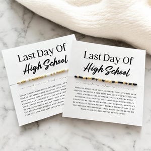 High School Graduation Gift For Her Custom Morse Code Bracelet Personalized Gifts For Senior Class of 2025 Daughter Niece Son Granddaughter