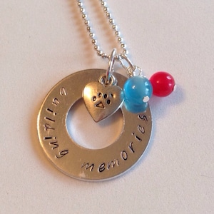 Lady & the Tramp inspired &quot;building memories&quot; necklace