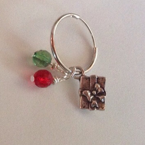 Operation Christmas child earrings - 20% goes to OCC