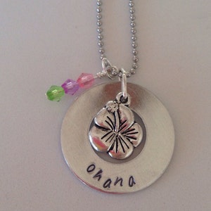 Lilo & Stitch inspired &quot;Ohana&quot; necklace