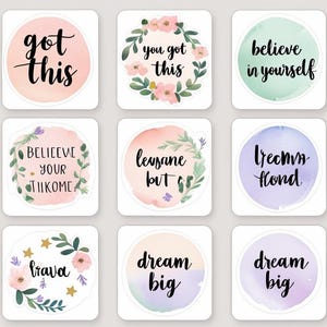 Inspirational Quote Stickers