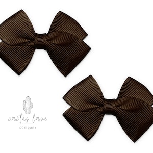 Brown Bow, Brown Hair Bow, Brown Headband, Thanksgiving Bow, Thanksgiving Hair Bow, Thanksgiving Headband, Fall Bow, Fall Headband