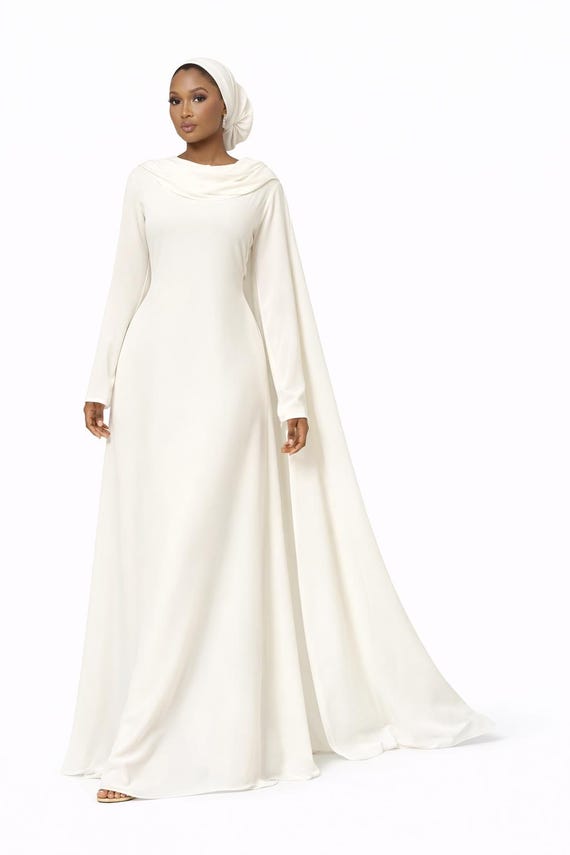 white maxi dress with cape Reiss Crepe in Crystal%20Cape%20Sleeve%20Maxi%20Dress%20White%0D%0ADESIGN%3A%0D%0A%0D%0AColor%3A%20White%0D%0AO De La Vali Esperanza Silk