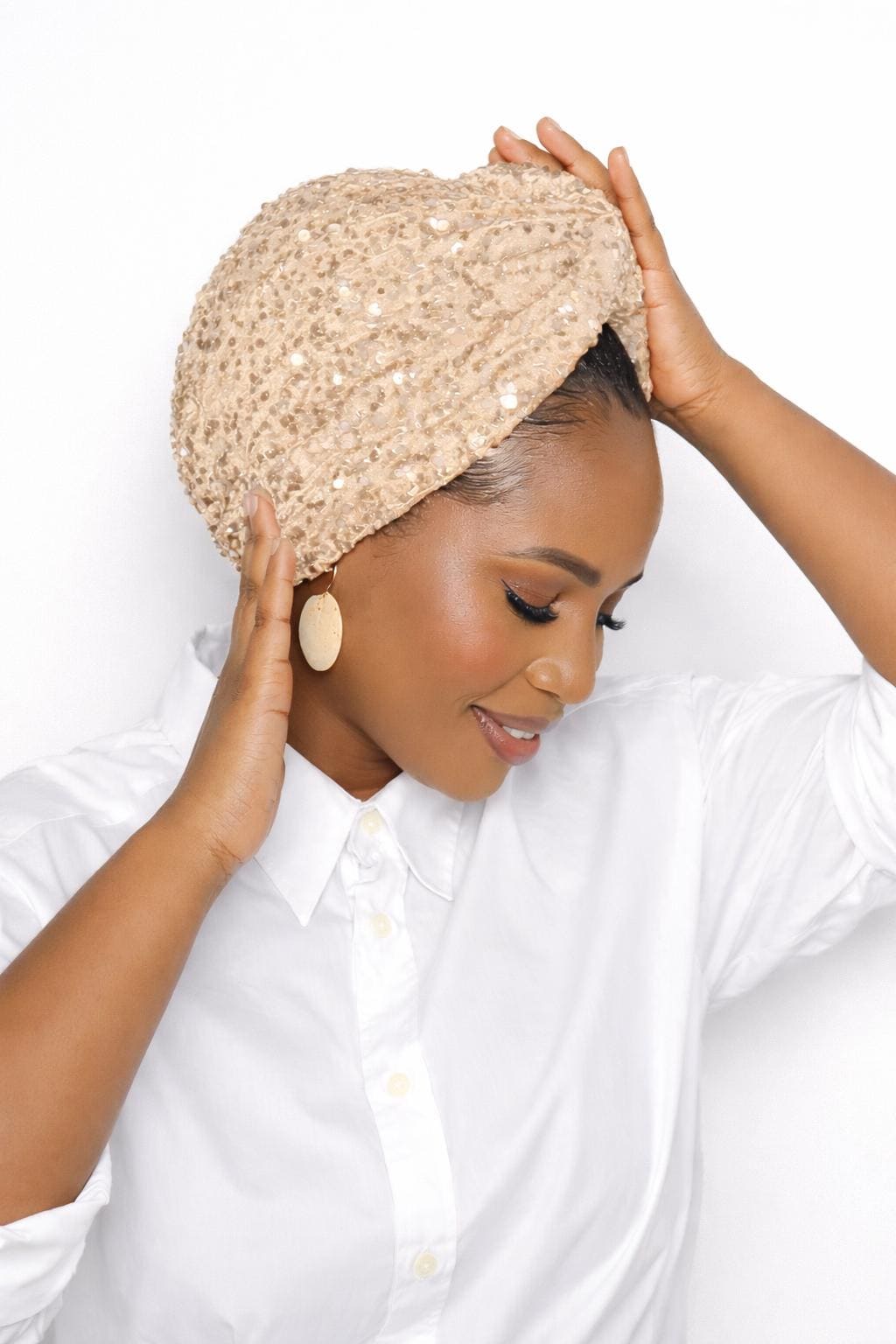 1 pezzo Turbante Africano Elegante Per Donna, Hijab, Fascia Per Capelli Regolabile Per Donna | SHEIN ITALIA