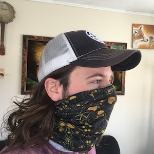 Bandana, Buff, Tube Face Mask
