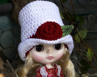 Blythe Doll Crochet Pattern Victorian Top Hat PDF Téléchargement instantané