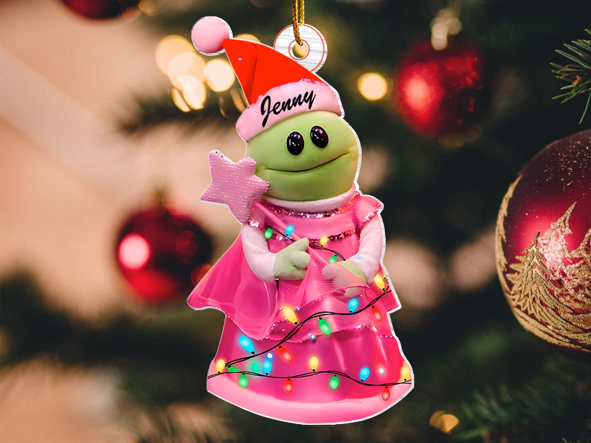 Discover Custom Nanalan Christmas Ornament, Nanalan Who's That Wonderful Girl Mona Ornament, Nanalan Princess Christmas