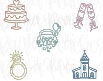 Going to the Chapel embroidery download INDVL ICONS