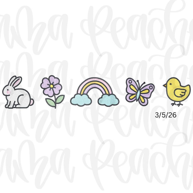 Easter Monogram Icons - Etsy