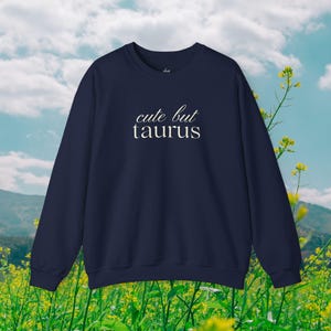 Taurus Zodiac Crewneck Sweatshirt, Astrology Gift for Her, Horoscope Sweater, Taurus Shirt, April May Birthday Present, Zodiac Sign Clothing