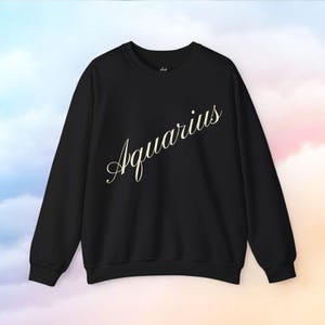 WASSERMANN SWEATSHIRT, Astrologie Wassermann Geschenk, Sternzeichen Wassermann Shirt, Aquarius Sweatshirt, Geburtstagsgeschenk für sie