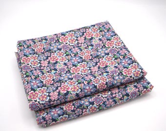 Liberty of London Tana Lawn Cotton – Anokhi Rose 2022, Pink and Blue Floral