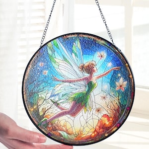 Princess Ariel Glass Suncatcher, Disney The Little Mermaid Suncatcher Window Hangings, Disneyland Wall Hanging Decor, Magic Kingdom Gift