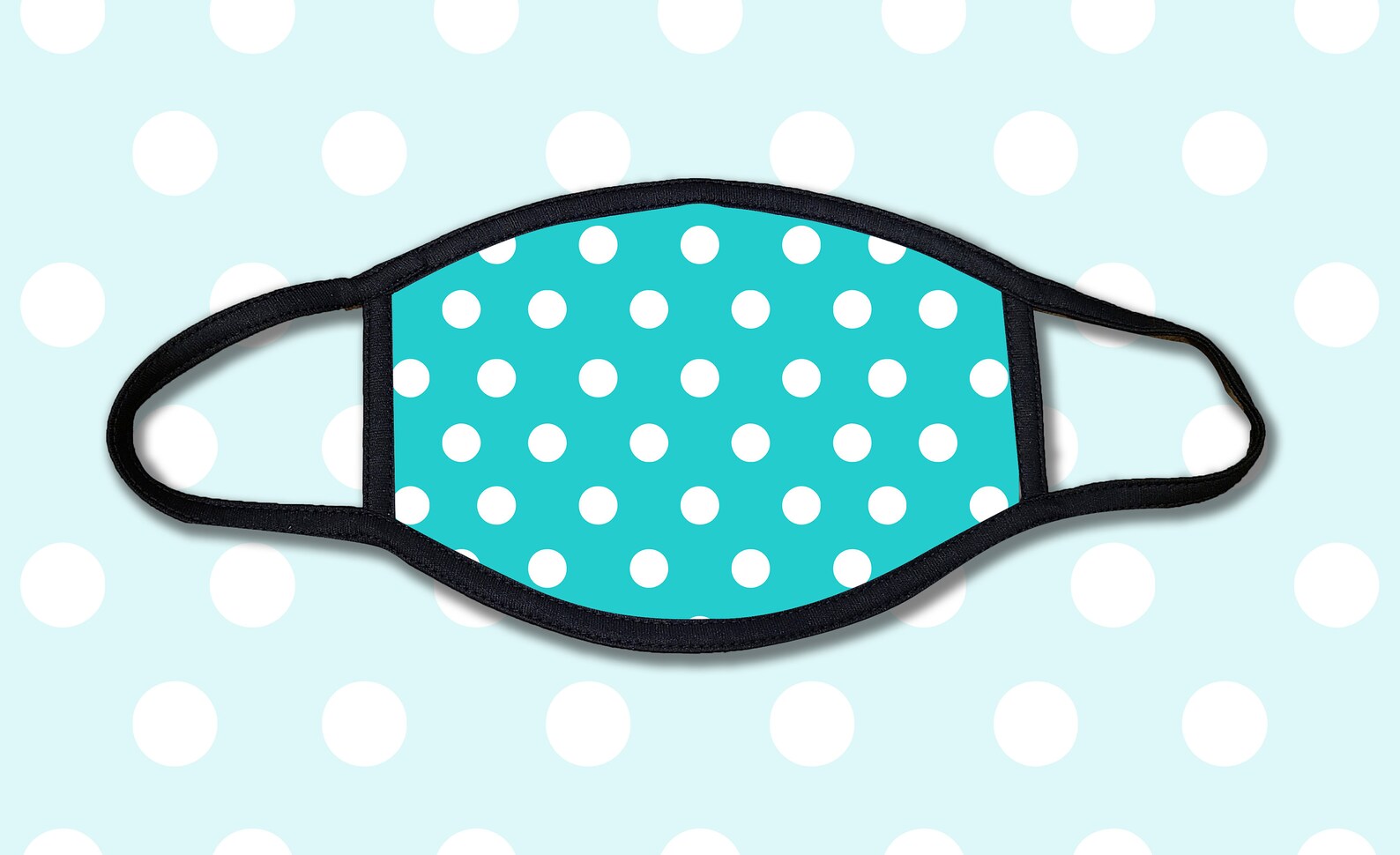 Pink Polka Dot Face Mask Durable washable & reusable Etsy