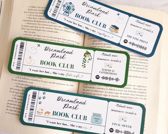 Segnalibri Dreamland Billionaires / Set del club del libro Lauren Asher